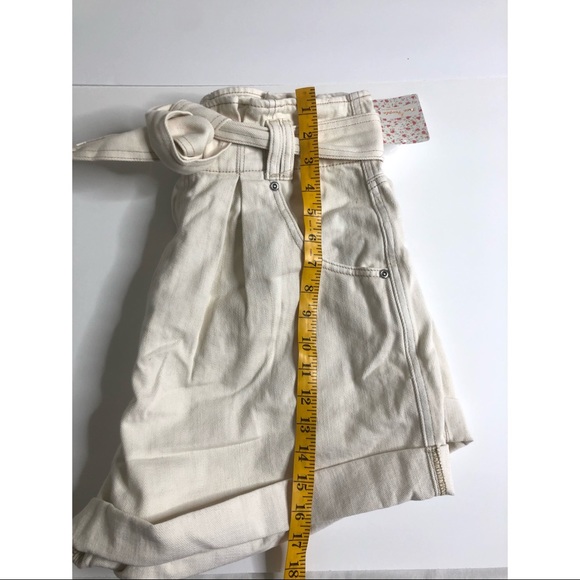 Free People High Waist Nova Denim Paperbag Shorts - Picture 9 of 12